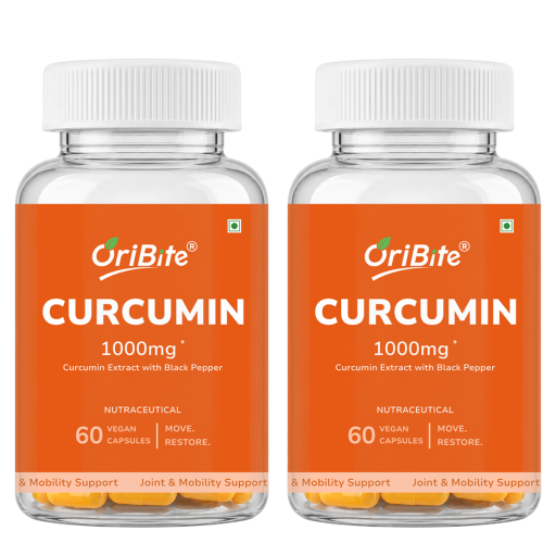 Curcumin Extract Capsules with Black Pepper for Inflammation & Joint Health
