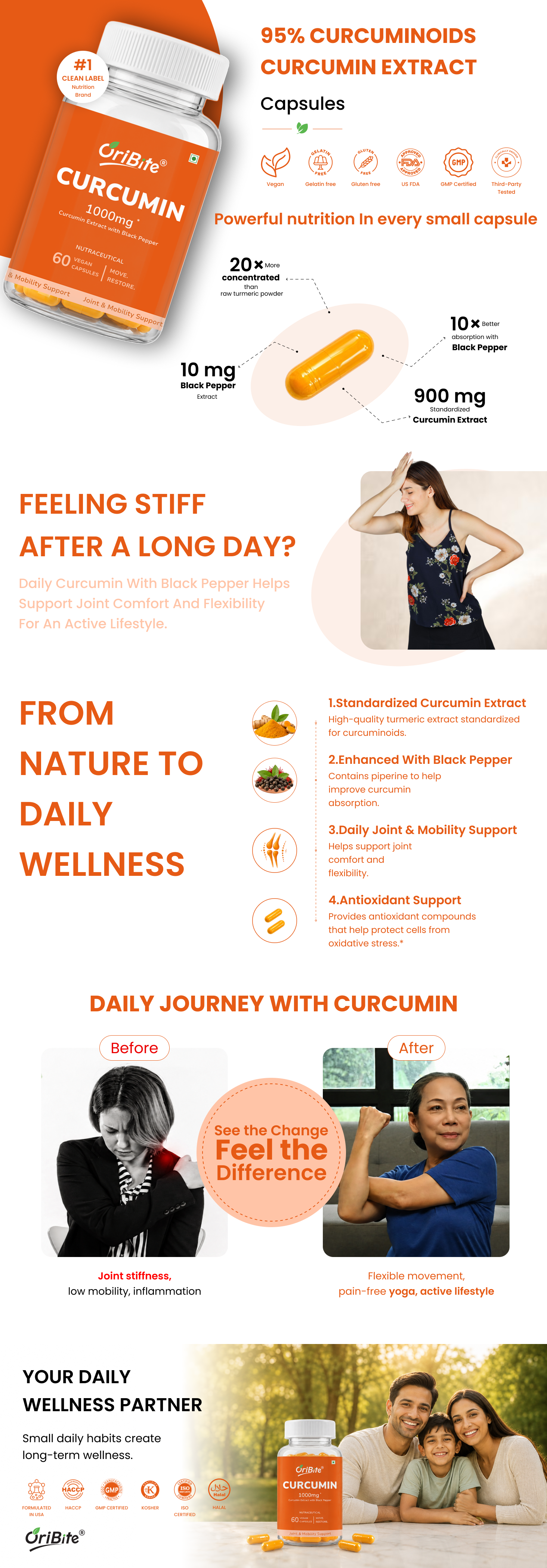 Curcumin 1000mg Extract Capsules