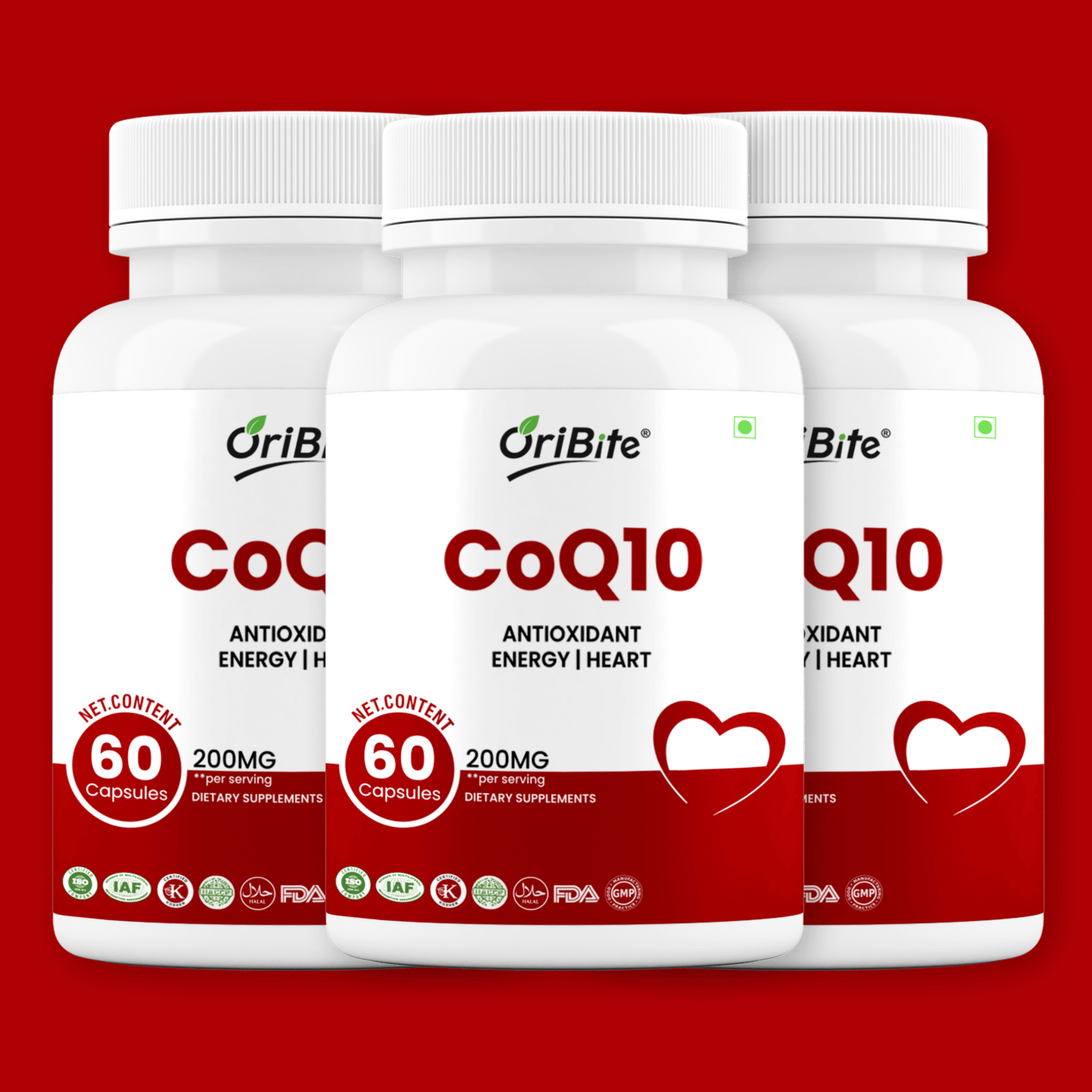 CoEnzyme Q10 Capsules for Energy & Healthy Aging - Oribite