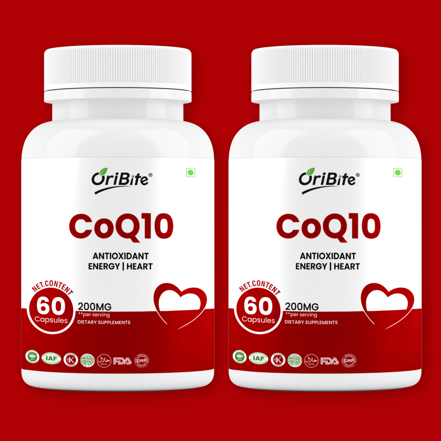 CoEnzyme Q10 Capsules for Energy & Healthy Aging - Oribite