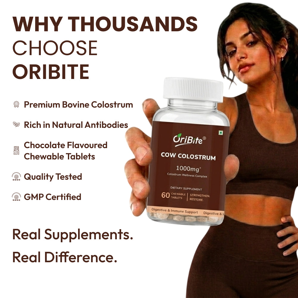 Cow Colostrum Tablets for Immunity & Gut Health