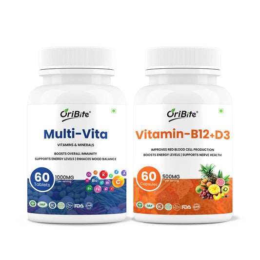 Vitamin B12 & Multivitamin - Energy, Immune & Daily Health