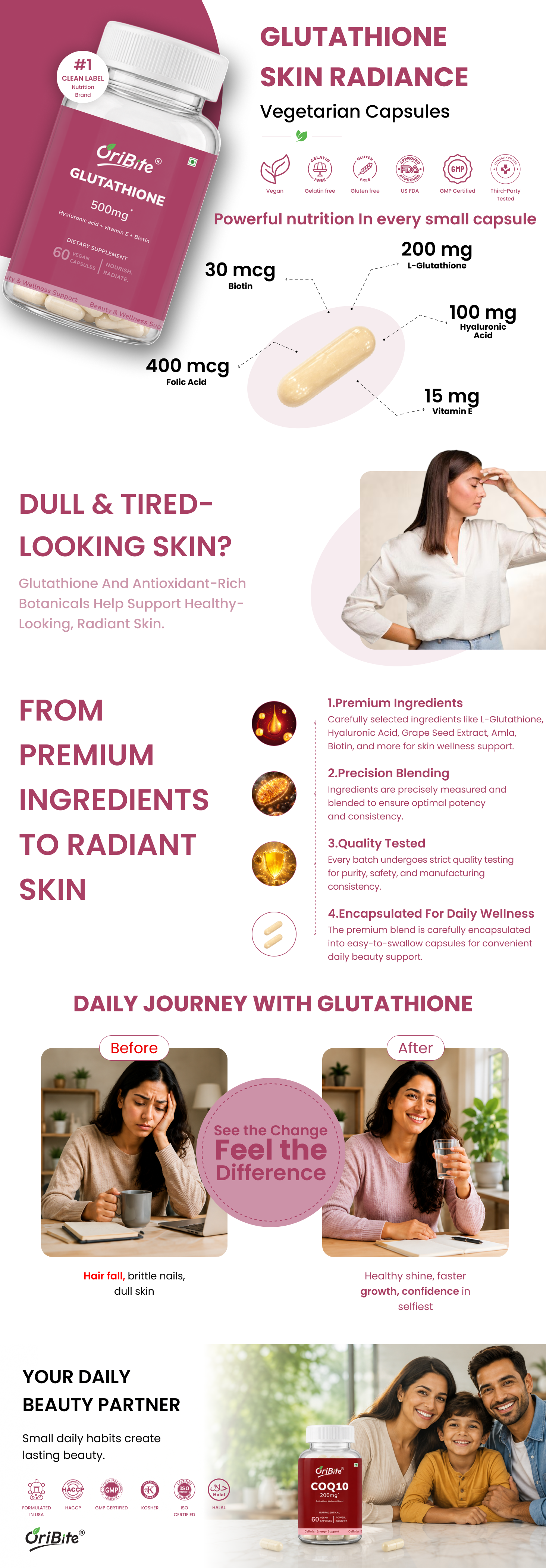 Glutathione  500mg Capsules