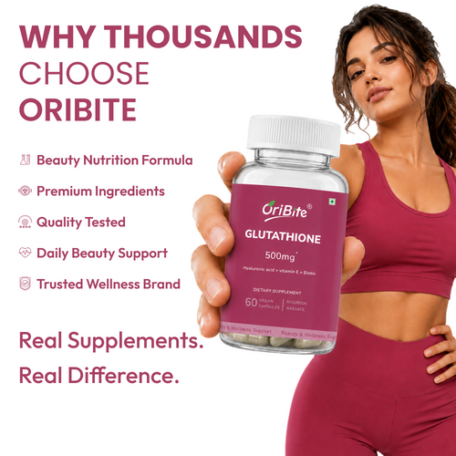 Biotin & Glutathione Capsules for Hair Skin & Nails