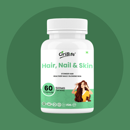 Biotin & Glutathione Capsules for Hair Skin & Nails - Oribite