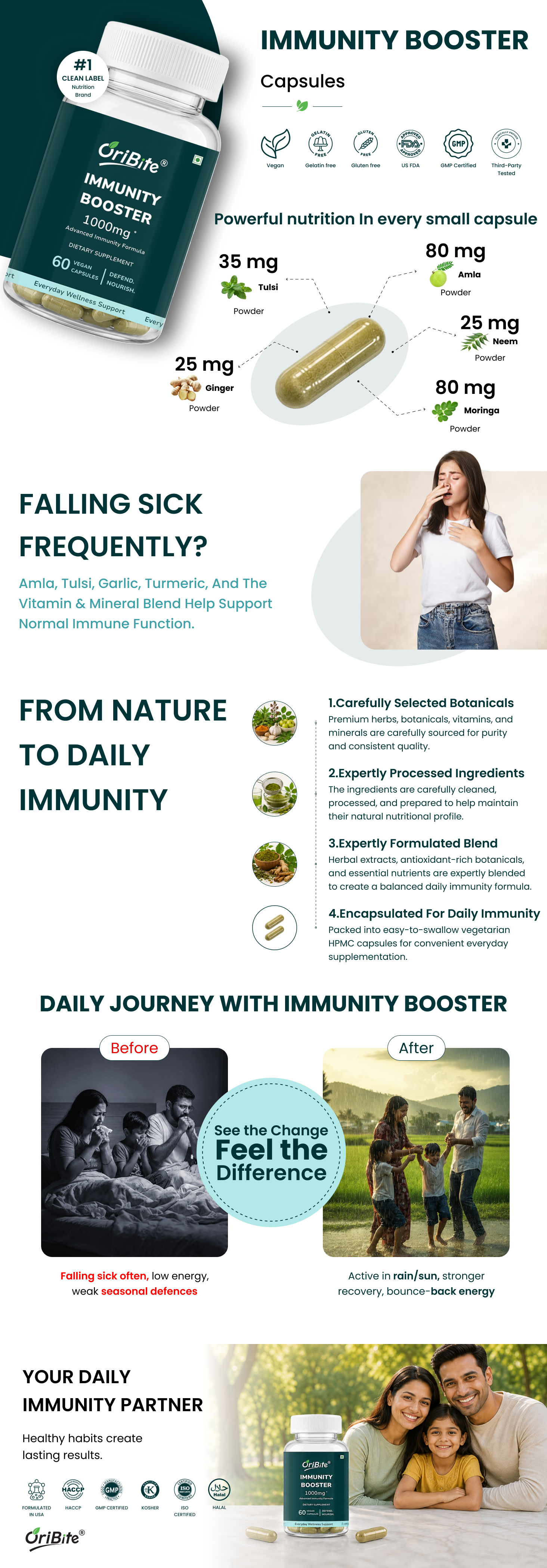 Immunity Booster 1000mg Capsules