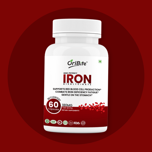 Iron Bisglycinate Capsules for Energy & Oxygen Transport - Oribite