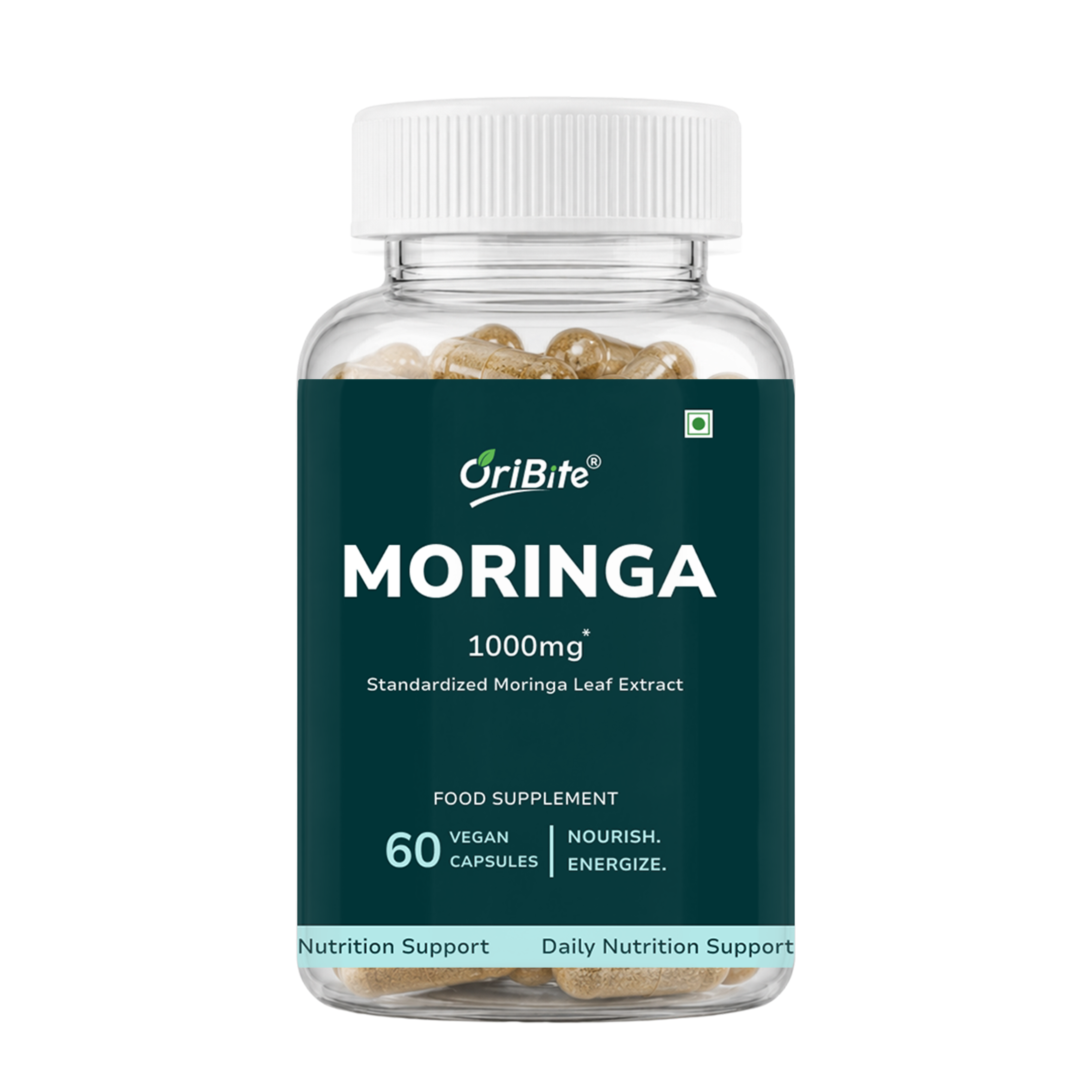 Moringa Oleifera Leaf Extract Capsules for Immunity & Nutrition