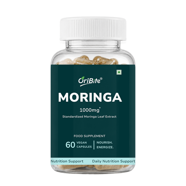 Moringa Oleifera Leaf Extract Capsules for Immunity & Nutrition