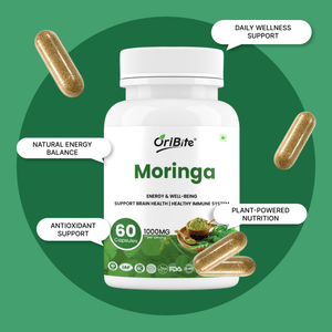 Moringa Oleifera Leaf Extract Capsules for Immunity & Nutrition - Oribite