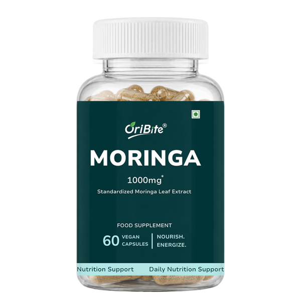 Moringa Oleifera Leaf Extract Capsules for Immunity & Nutrition
