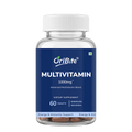 A bottle of OriBite Multivitamin 1000mg dietary supplement, containing 60 tablets, on a solid white background.