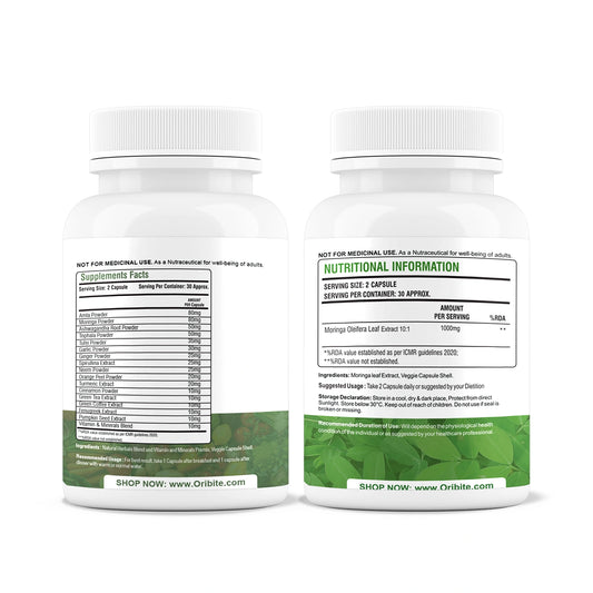 Moringa & Immunity Booster - Natural Energy & Daily Protection