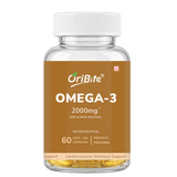 Omega 3 Fish Oil Softgel Capsules for Heart & Brain Health