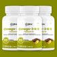 Flaxseed Oil Omega 3 6 9 Capsules for Heart Health