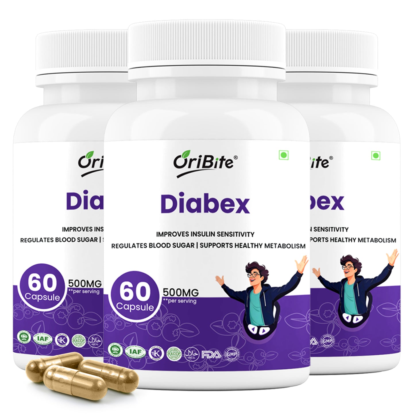 Oribite Diabex 180 Capsules