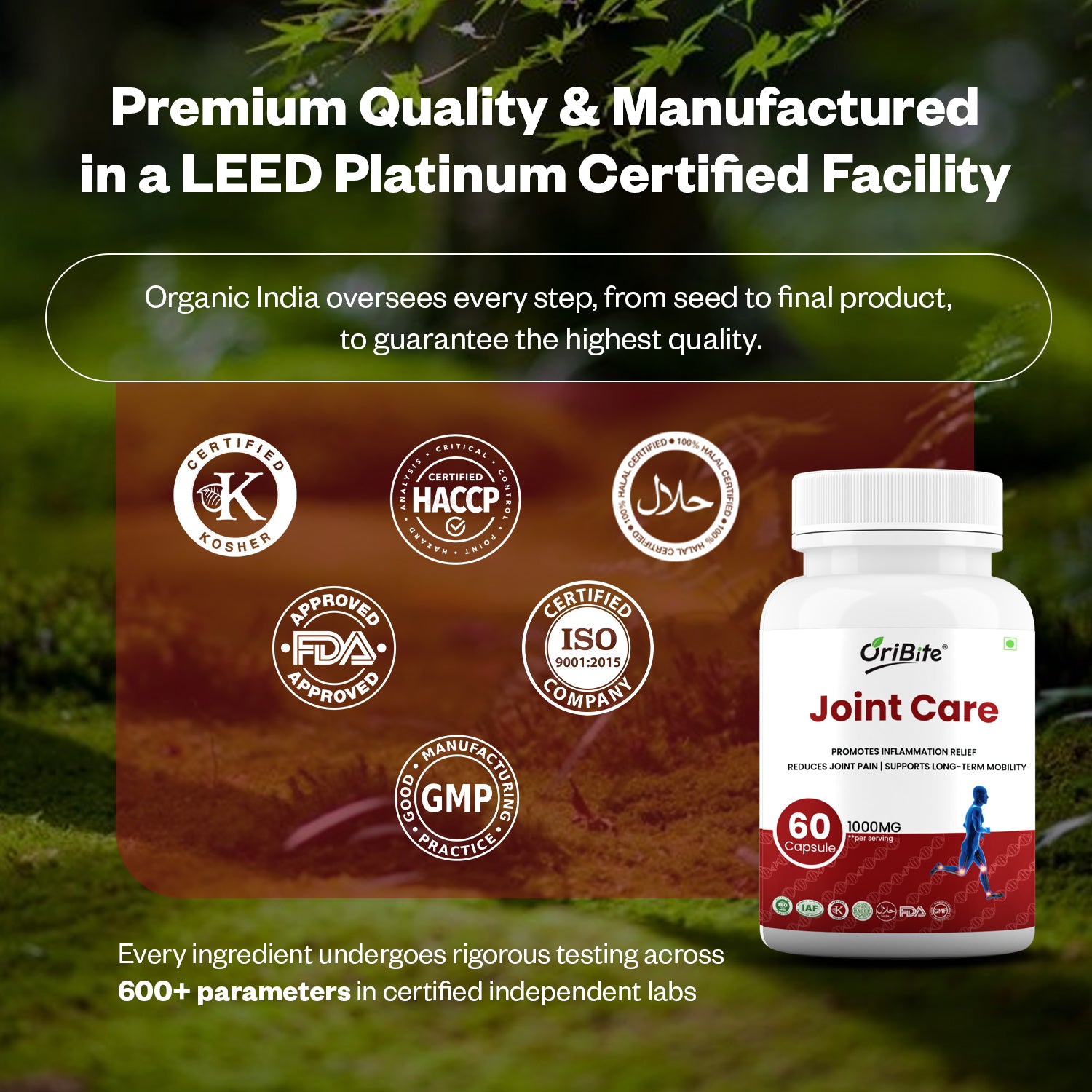 Oribite Joint Care Capsules Certified