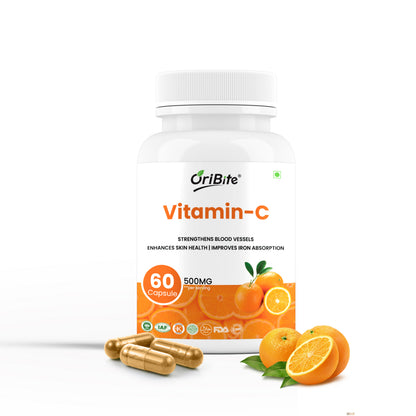 Vitamin C Capsules with Amla & Rosehip for Immunity