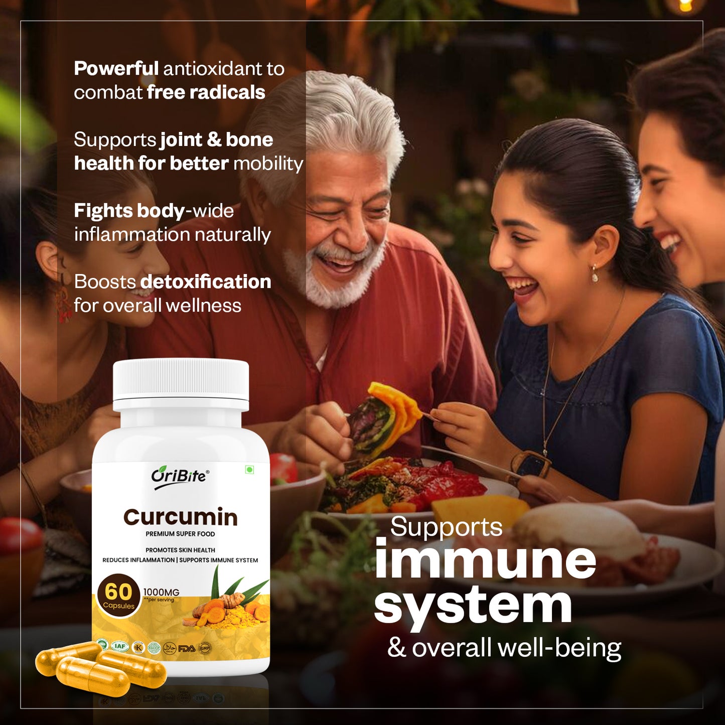 Oribite Curcumin Capsule | 60 Capsule