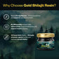Oribite Gold Shilajit Resin | Boosts Energy Stamina & Immunity | Contains 24k Gold | 20G