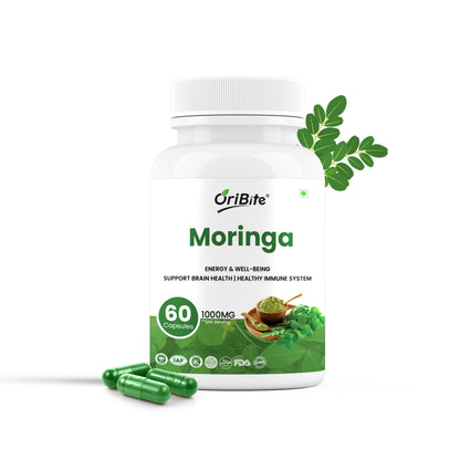 Moringa Oleifera Leaf Extract Capsules for Immunity & Nutrition