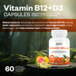 Oribite Vitamin B12 + D3 Tablets | 60 Capsule