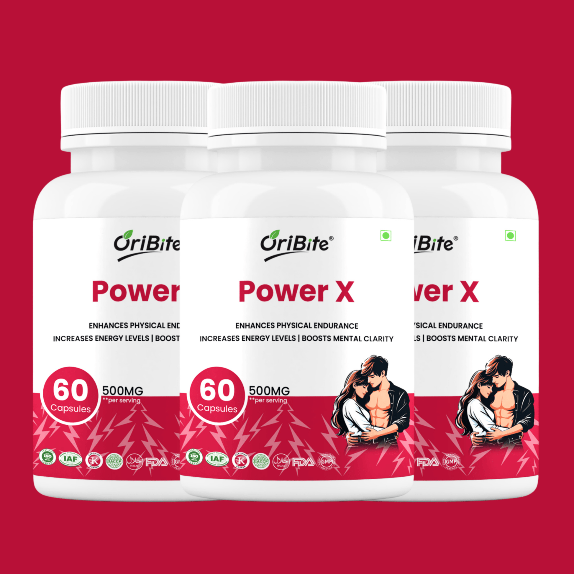 Tribulus & Ginseng Capsules for Male Performance & Vitality - Oribite