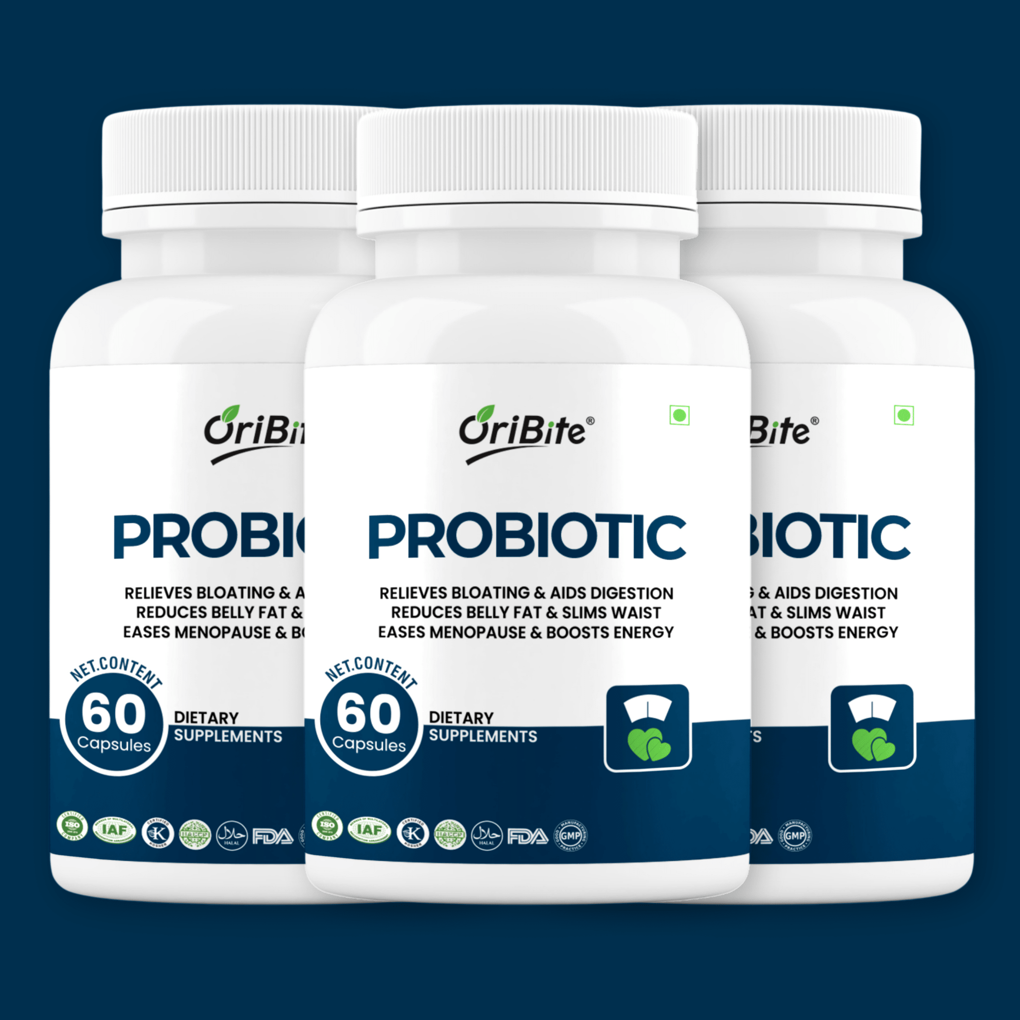 Probiotic Capsules for Gut Health & Digestive Comfort - Oribite