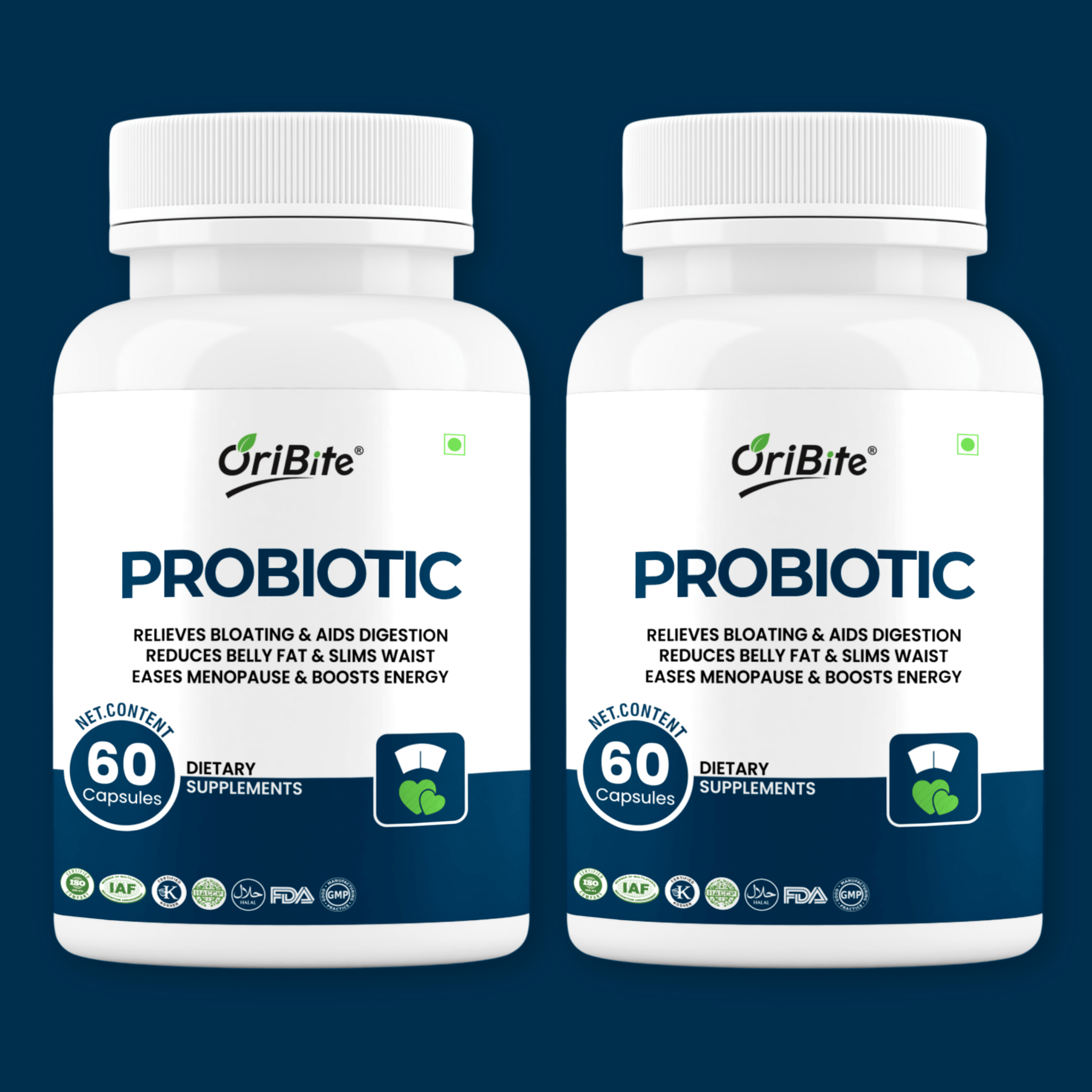 Probiotic Capsules for Gut Health & Digestive Comfort - Oribite