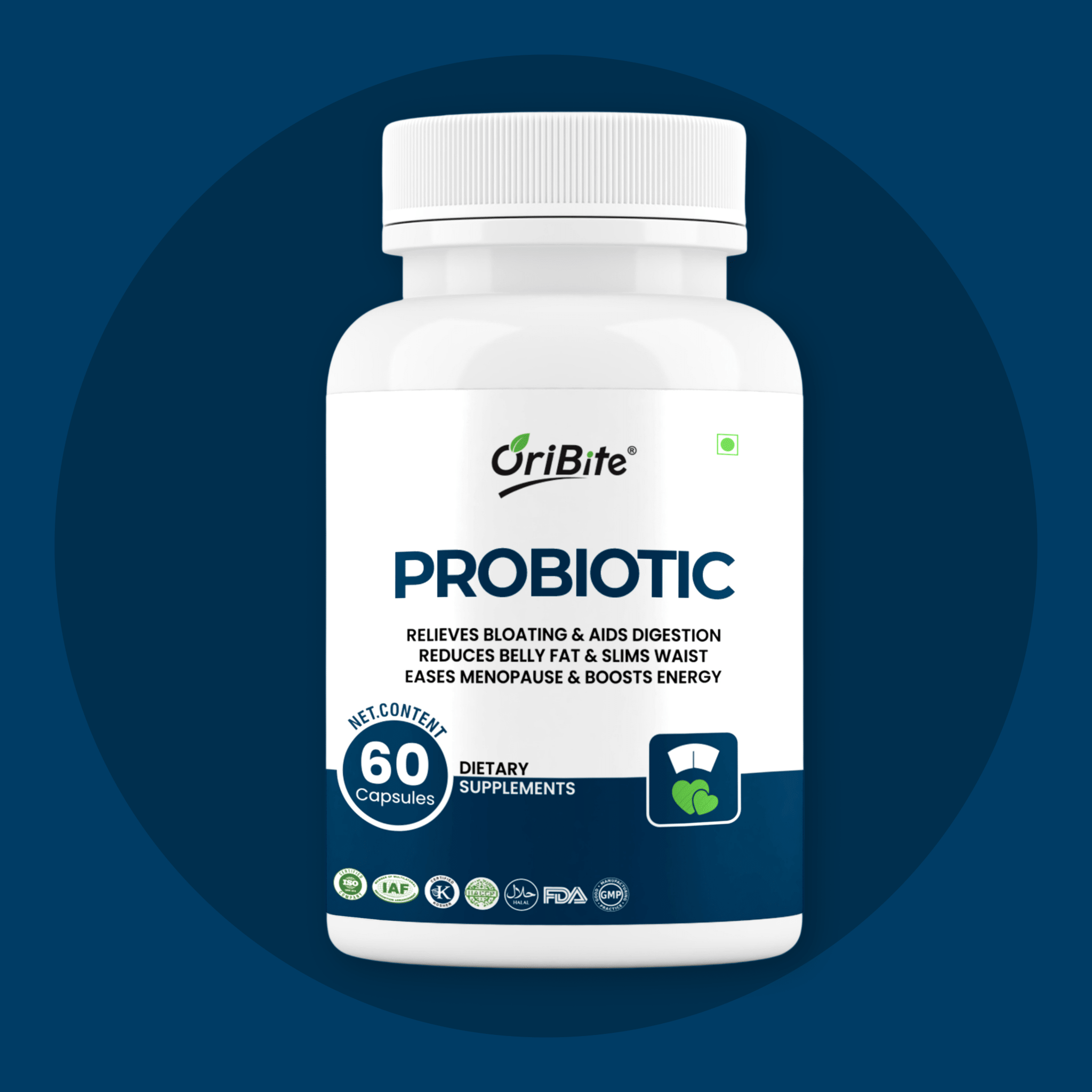 Probiotic Capsules for Gut Health & Digestive Comfort - Oribite
