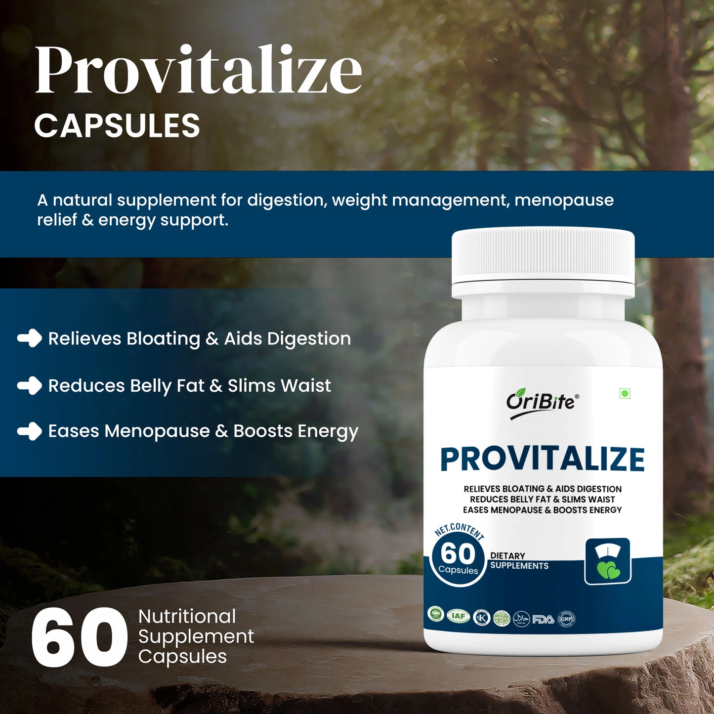 Provitalize & Previtalize Slim Gut Bundle | Menopause Prebiotics & Probiotics for Women | Supports Digestion, Joint Health, Belly Fat & Energy | 30 Day Supply