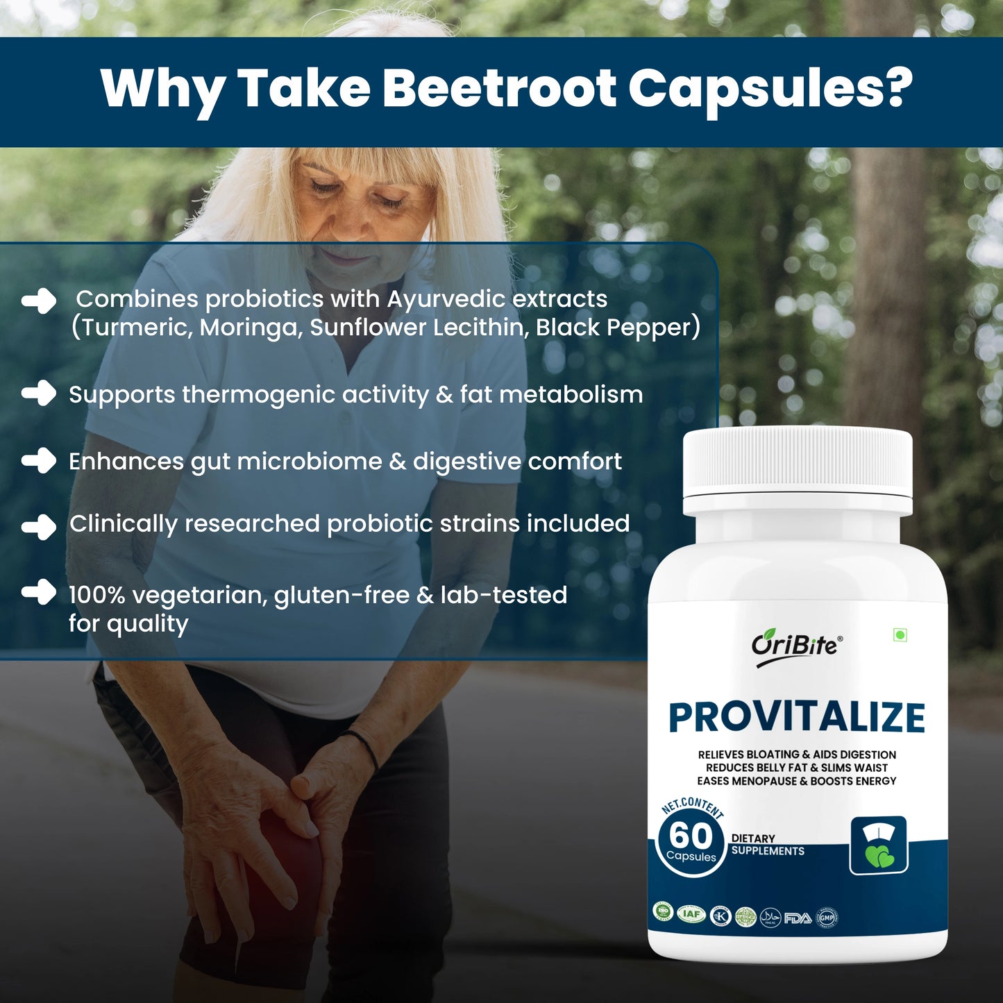 Provitalize & Previtalize Slim Gut Bundle | Menopause Prebiotics & Probiotics for Women | Supports Digestion, Joint Health, Belly Fat & Energy | 30 Day Supply