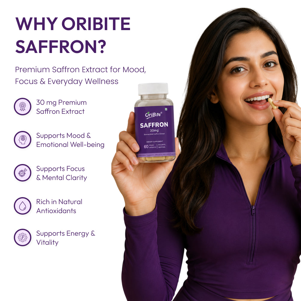 Saffron Extract Capsules for Mood & Emotional Balance