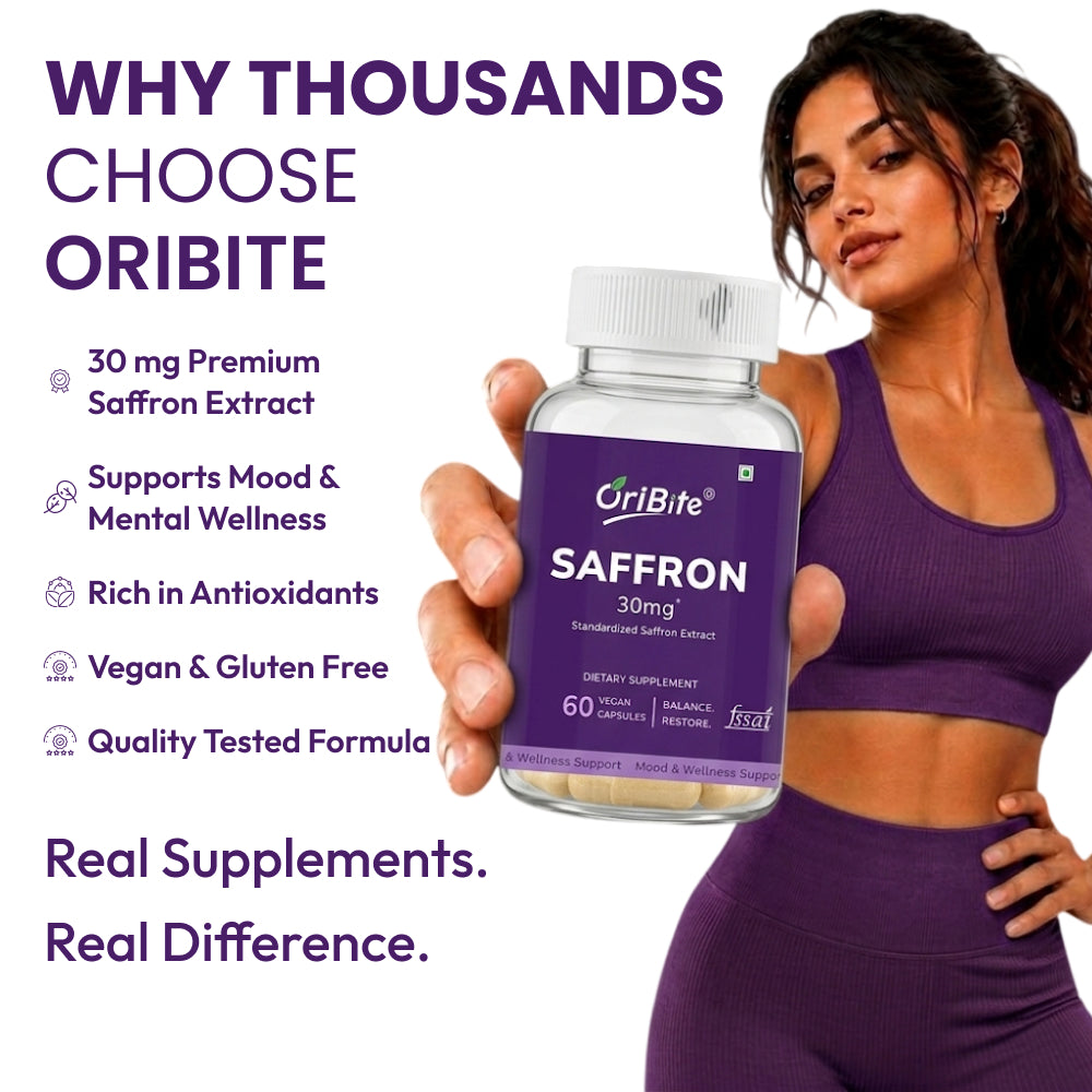 Saffron Extract Capsules for Mood & Emotional Balance