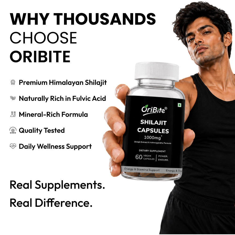 Shilajit Extract Capsules for Stamina & Vitality