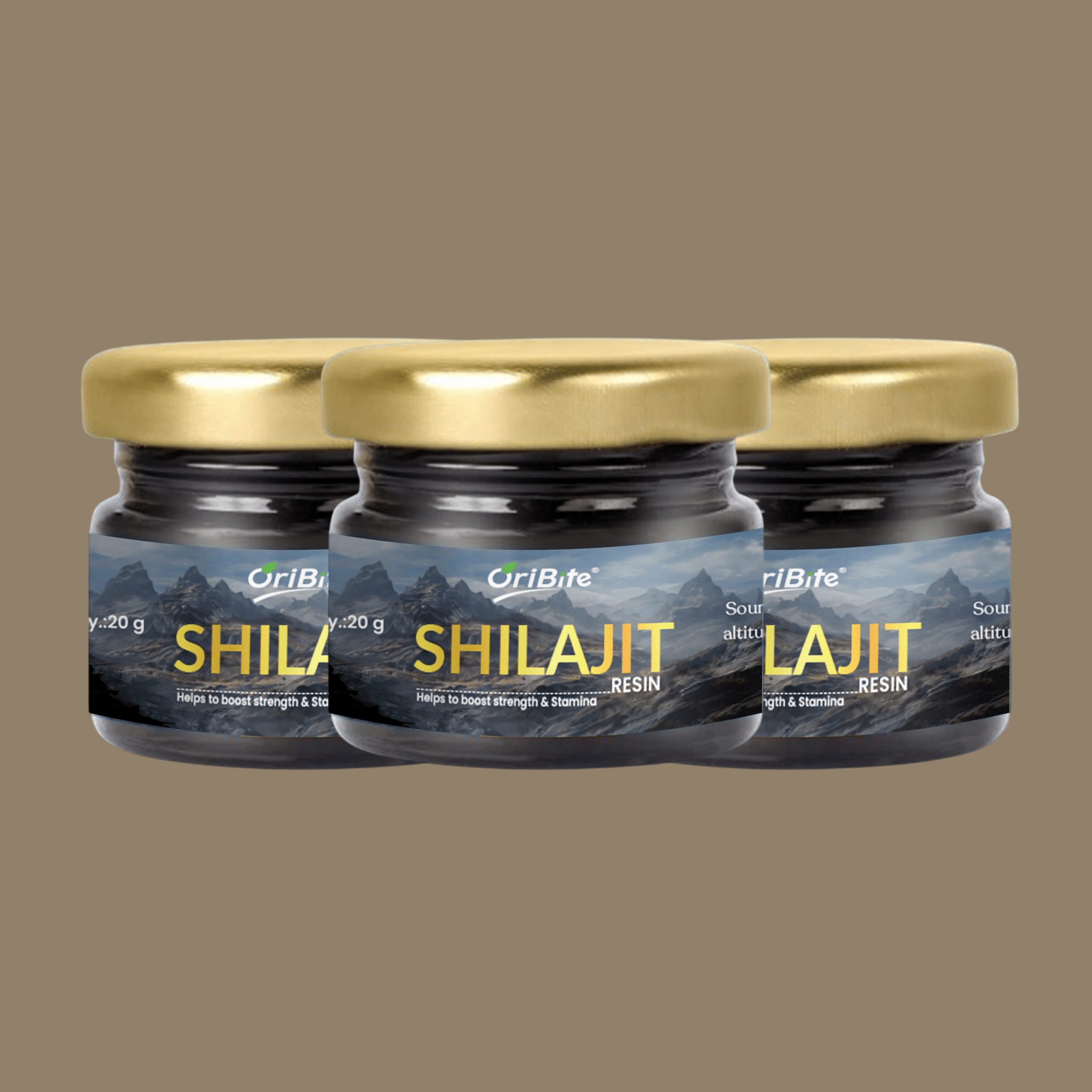 Pure Himalayan Shilajit Resin for Strength & Stamina - Oribite