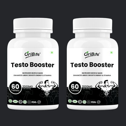 Testosterone Booster Tablets with Shilajit & Ashwagandha - Oribite