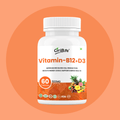 Vitamin B12 & D3 Capsules for Nerve & Bone Health - Oribite