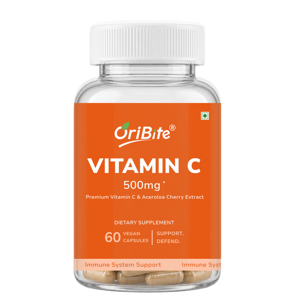 Vitamin C Capsules with Amla & Rosehip for Immunity