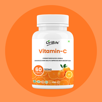 Vitamin C Capsules with Amla & Rosehip for Immunity