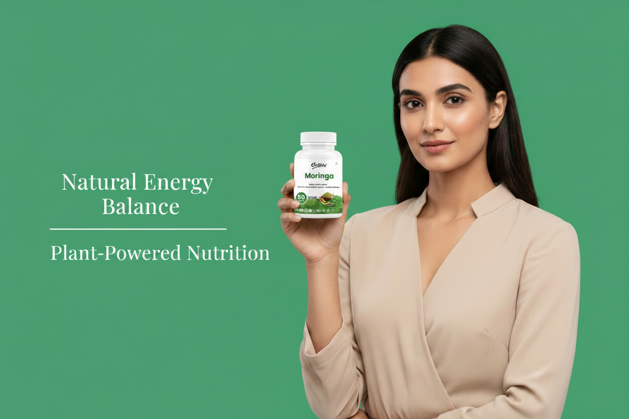 Moringa Oleifera Leaf Extract Capsules for Immunity & Nutrition