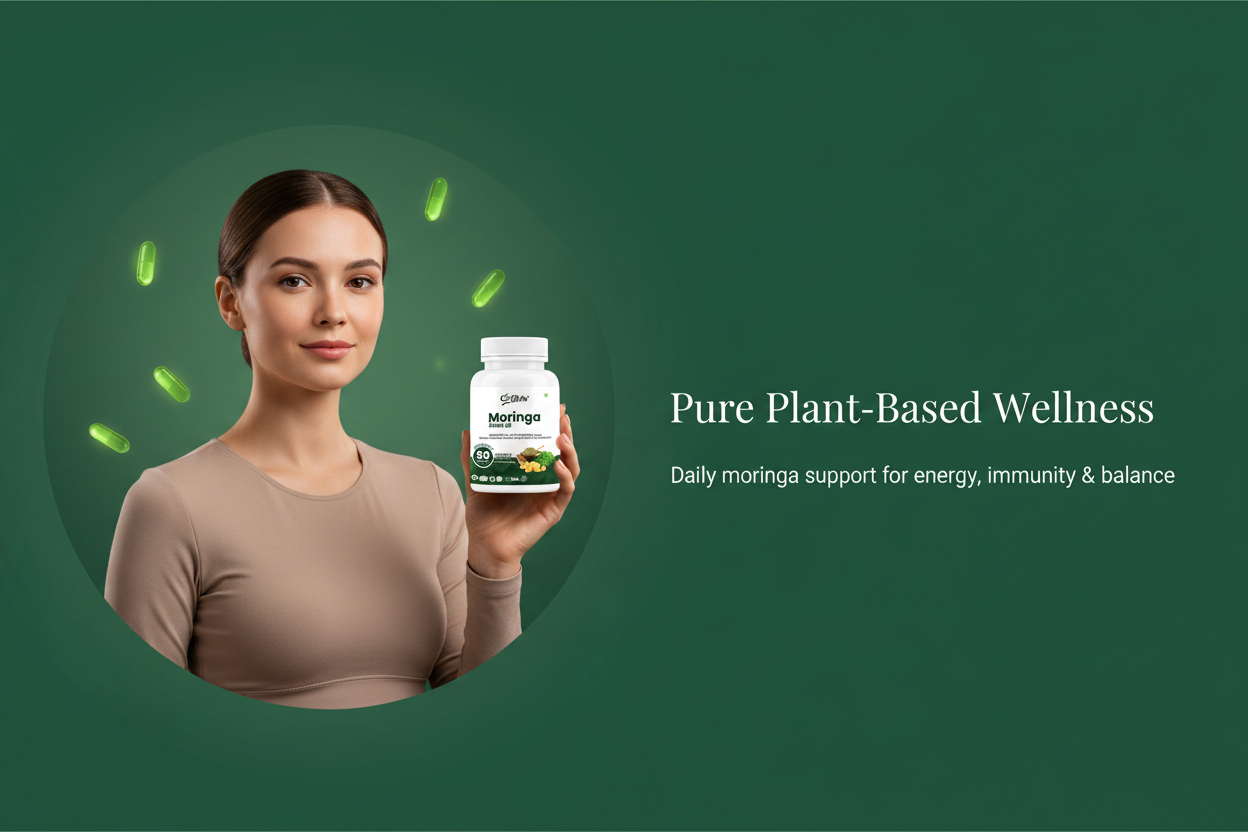 Moringa Seed Oil Capsules for Energy & General Wellness