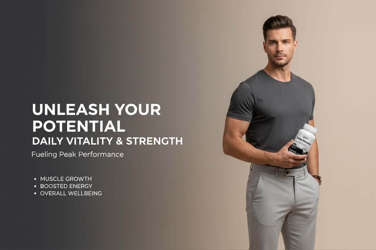 Testosterone Booster Tablets with Shilajit & Ashwagandha