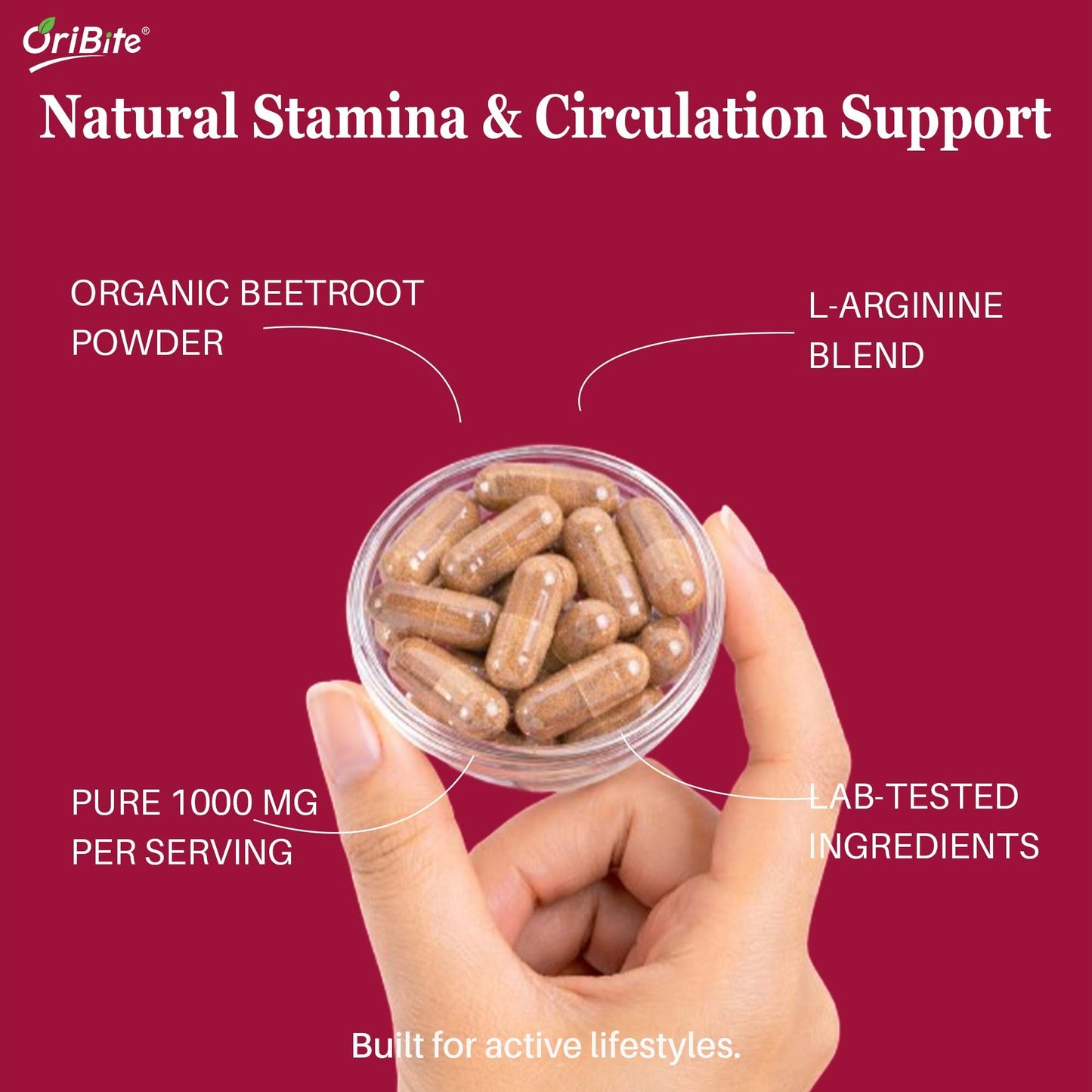Beetroot Extract Capsules for Heart Health & Vitality