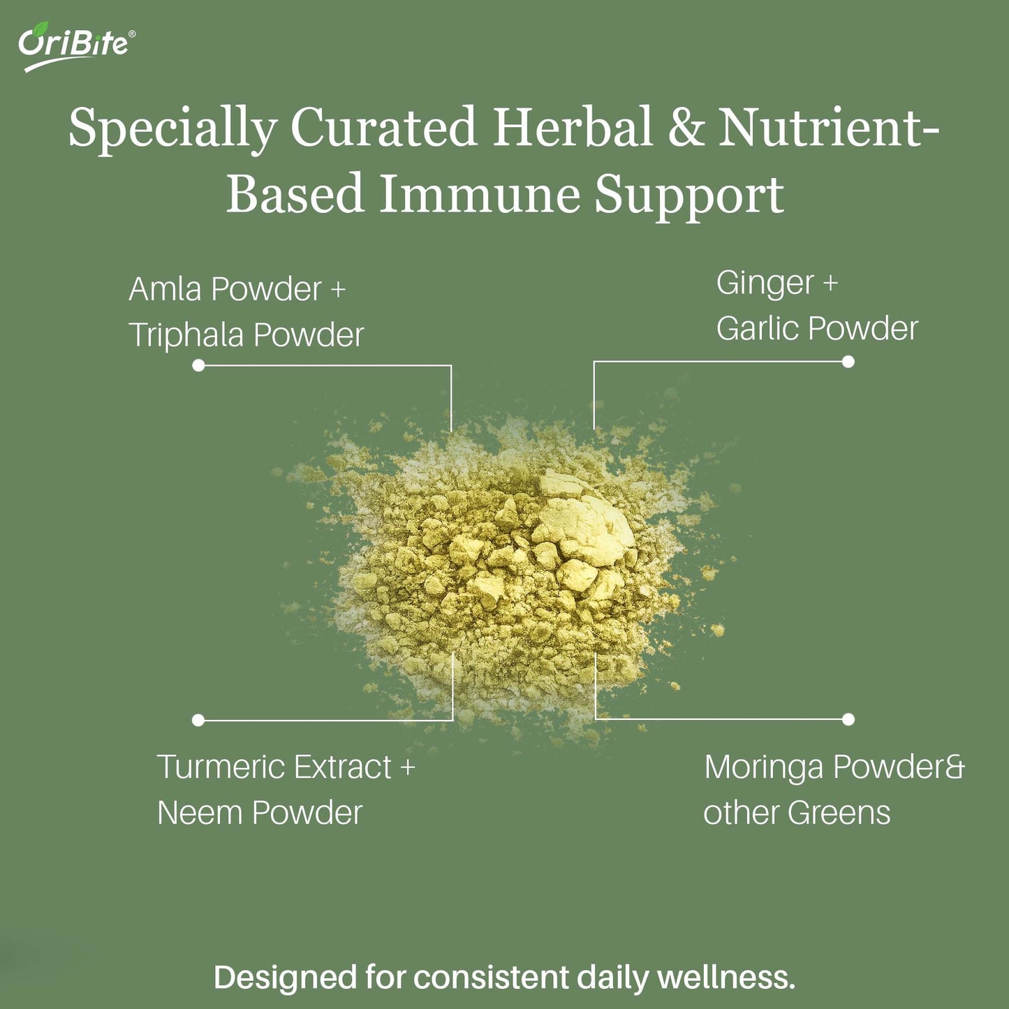 Immunity Booster Capsules with Amla Tulsi & Moringa Blend - Oribite