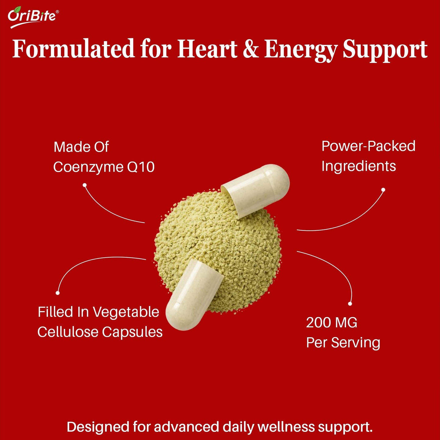 CoEnzyme Q10 Capsules for Energy & Healthy Aging