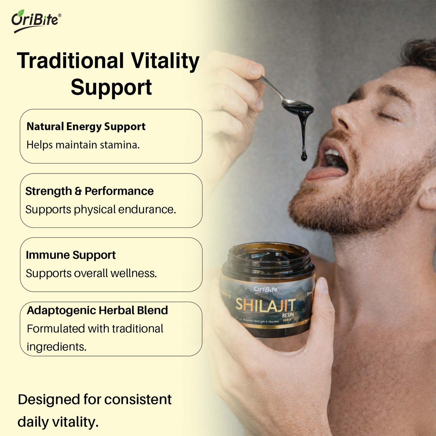 Oribite Gold Shilajit Resin | Contains 24k Gold | 20G