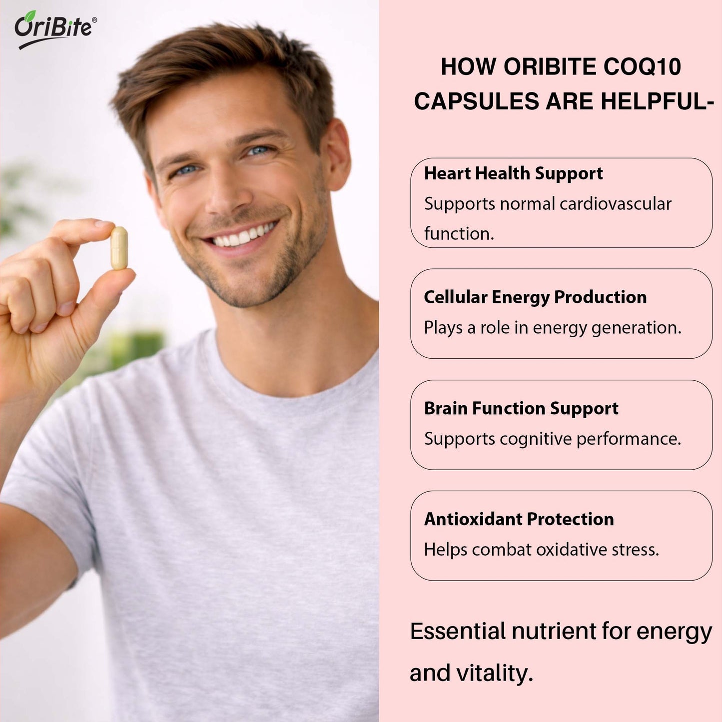 CoEnzyme Q10 Capsules for Energy & Healthy Aging