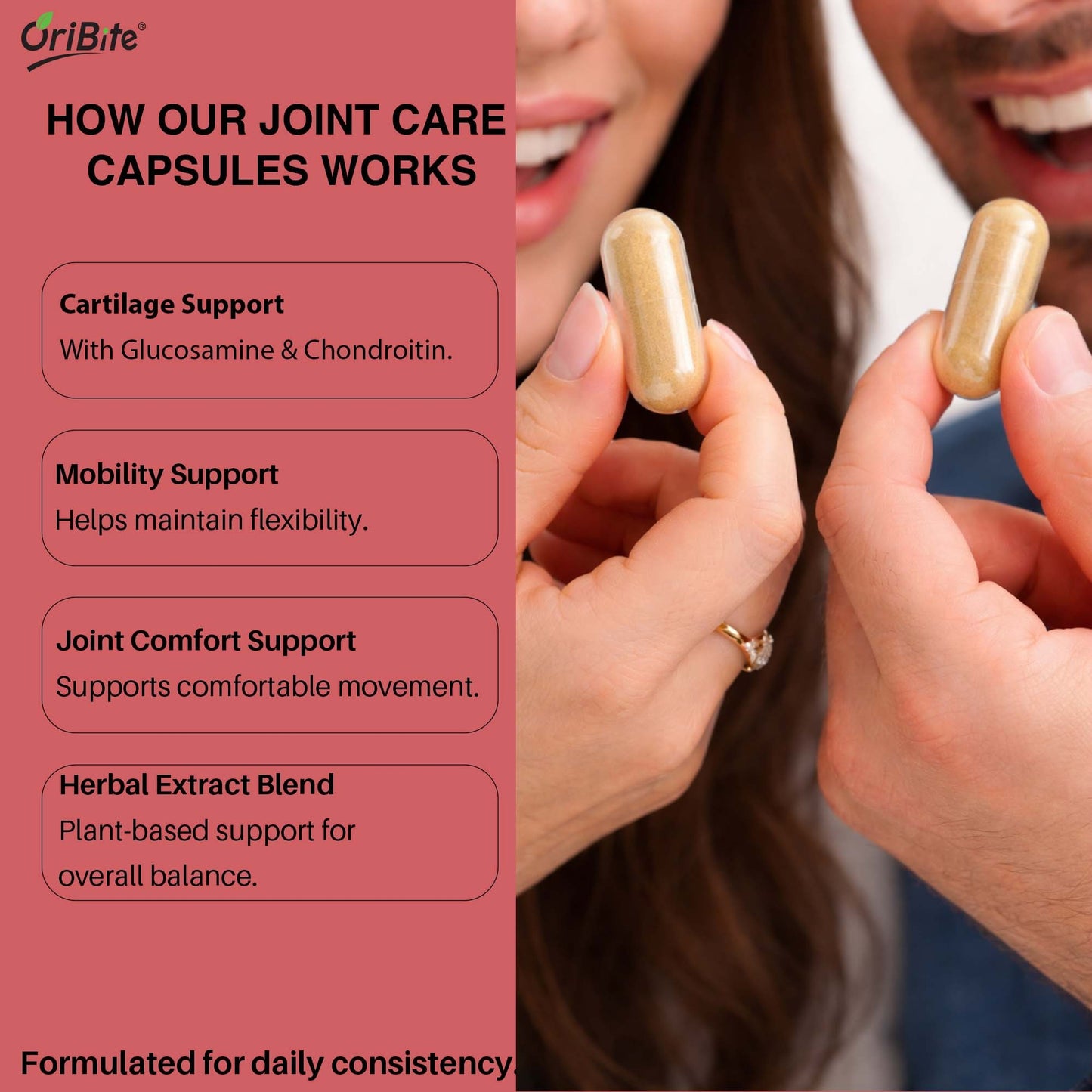 Glucosamine & Chondroitin Capsules for Joint Care & Mobility
