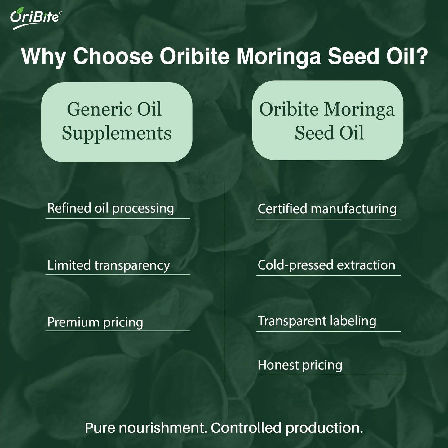 Moringa Seed Oil Capsules for Energy & General Wellness